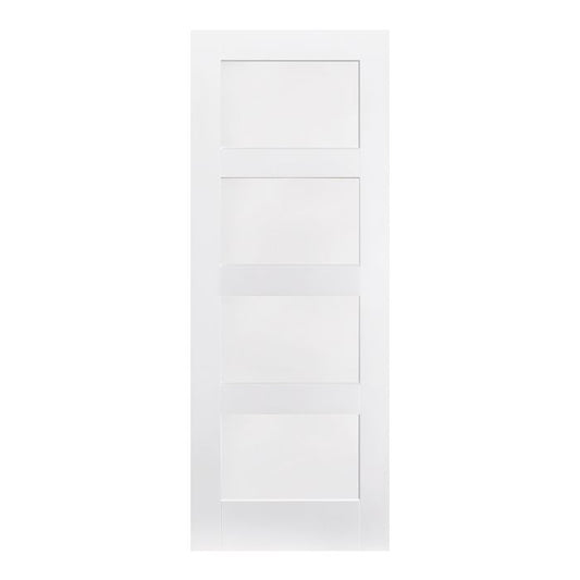LPD Shaker 4P Internal Fire Door 1981 x 686mm Primed White