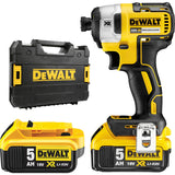 DeWalt DCF887 18V XR Cordless Brushless Impact Driver 2 x 5.0Ah