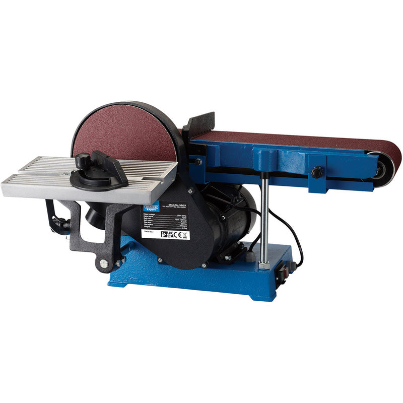 Draper 750W 6" Belt & 9" Disc Sander With Stand 230V