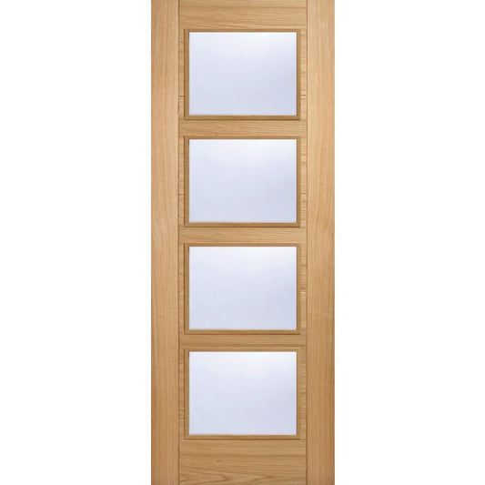 Vancouver Solid Core Internal Fire Door - Prefinished - 4L 2040 x 726mm Oak OVAN4LFC726