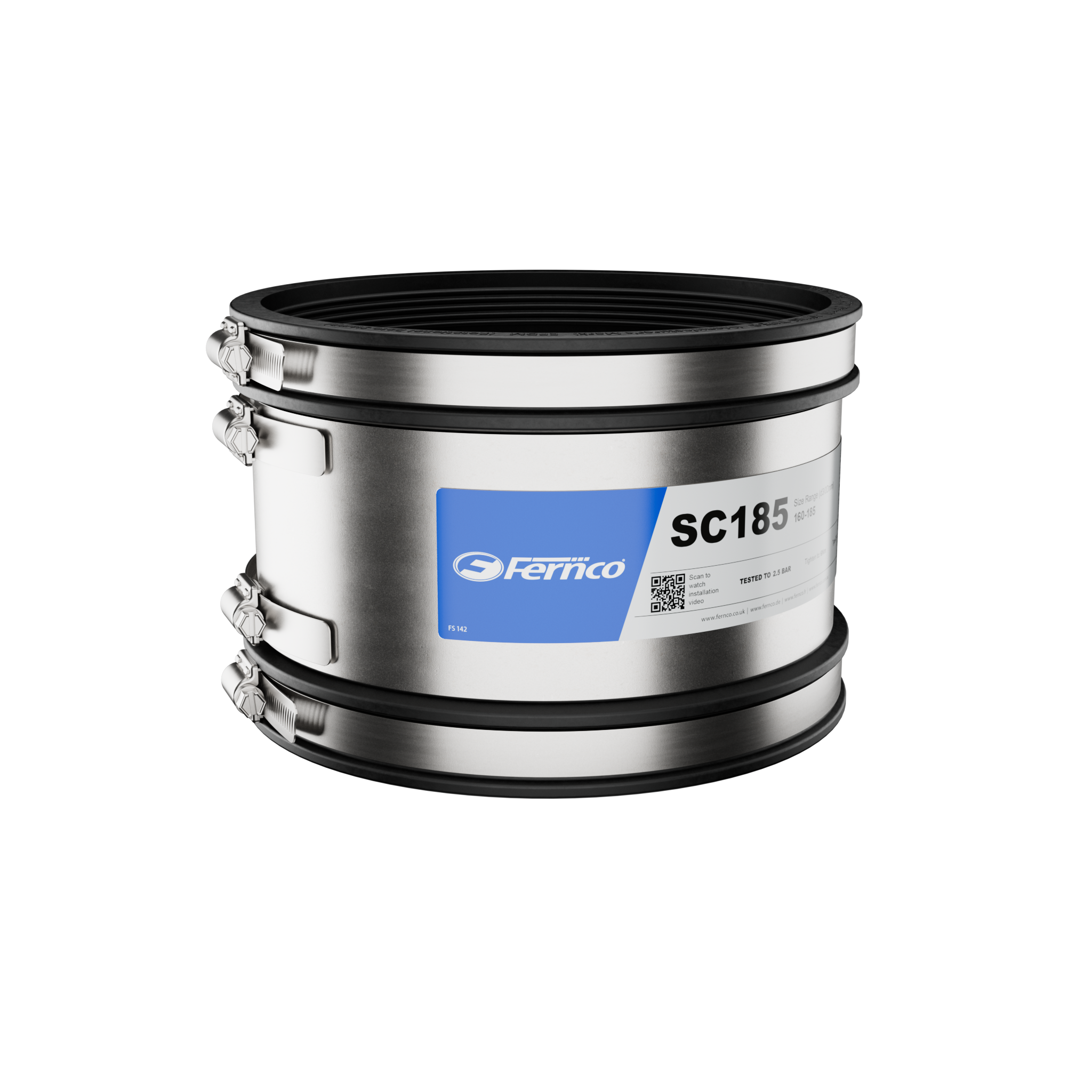 Fernco Standard Coupling 160-185mm