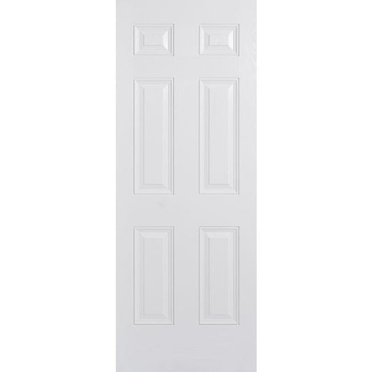 Colonial 6P GRP External Door - 1981 x 838mm White GRPCOLWHI33
