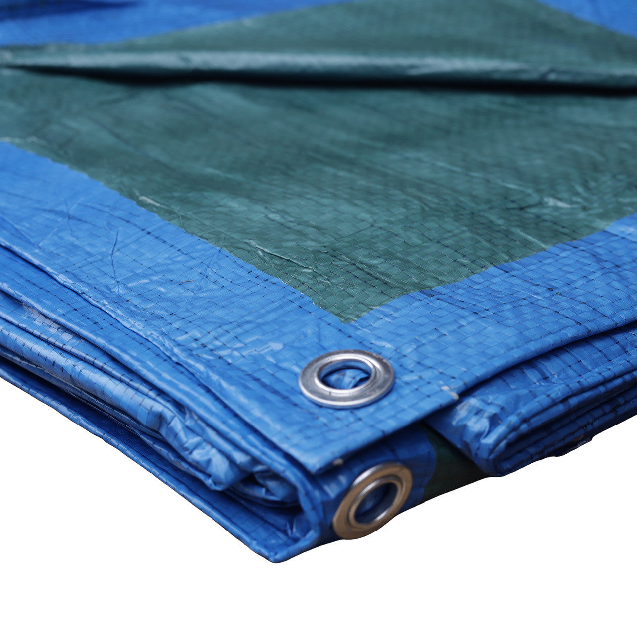 70GSM Waterproof Tarpaulin Blue/Green – Lightweight Budget Cover Sheet