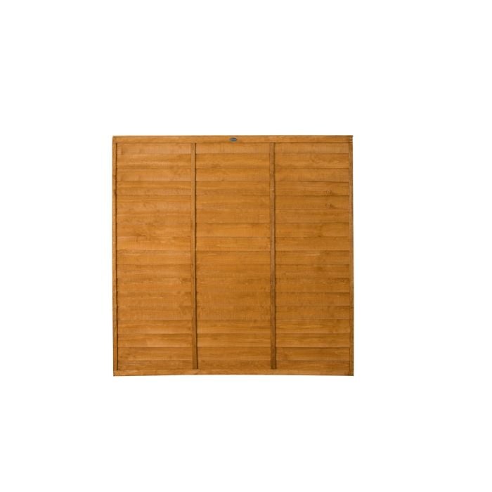 Forest Overlap Fence Panel 6ft x 6ft (1.83m x 1.83m) - Pack of 3