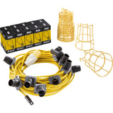 Defender 110V 22m LED Festoon Lighting Set ES 800lm