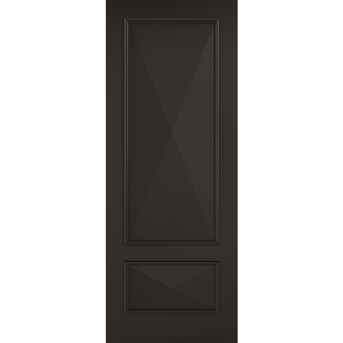 LPD Knightsbridge 2P Internal Fire Door 1981 x 762mm Black Primed Plus