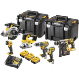 DeWalt 18V XR 18V Brushless 6 Piece Kit 3 x 5.0Ah