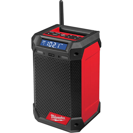 Milwaukee M12RCDAB+0 Radio charger w/Bluetooth & DAB+ & AM/FM Body Only