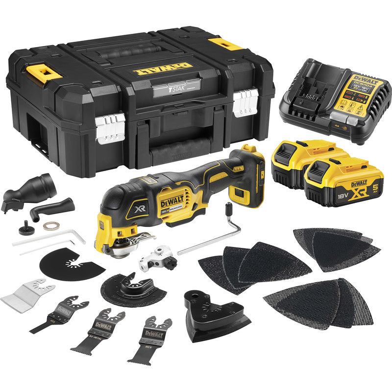 DeWalt DCS356 18V XR Multi-Tool (3 Speed) 2 x 5.0Ah