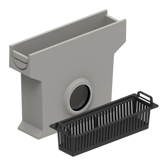 Filcoten NW100 Self Sump Unit 500mm with B125 Ductile Iron Heelsafe Grate