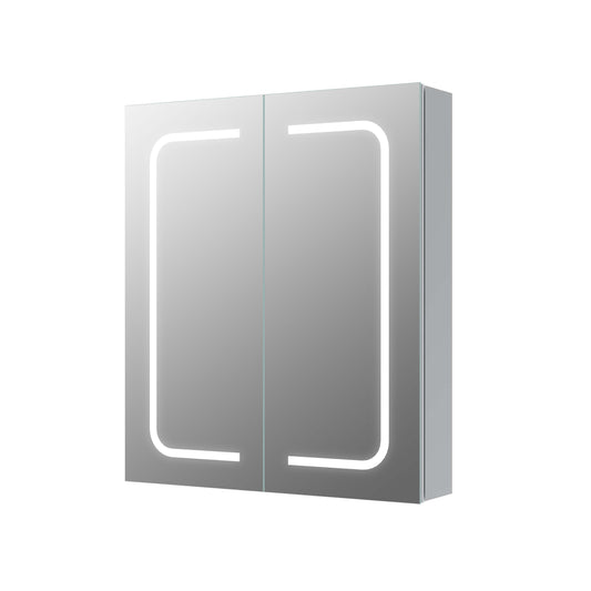 Sidford 2 Door Front-Lit LED Mirror Cabinet 600mm