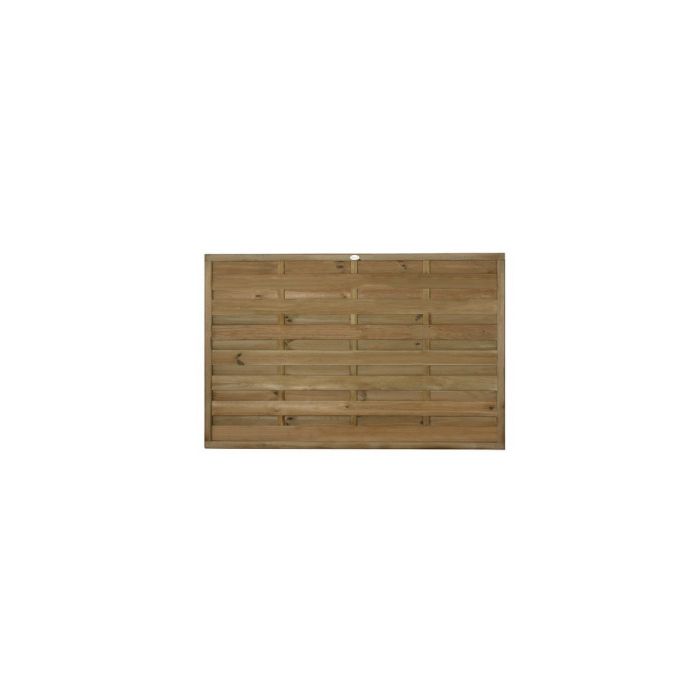 Forest Decorative Europa Plain Fence Panel 1.8m x 1.2m Treated Timber (Pack of 5)