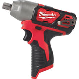 Milwaukee M12 BIW12-0 Sub Compact 1/2" Impact Wrench with Pin Detent Body Only