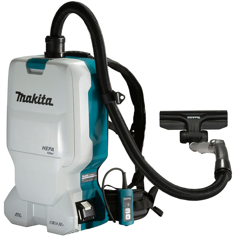 Makita 36V (2X18V) LXT Brushless Backpack Vacuum Cleaner 5L Body only