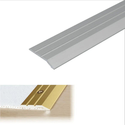 A01 30mm Anodised Aluminium Door Threshold Ramp Profile Silver