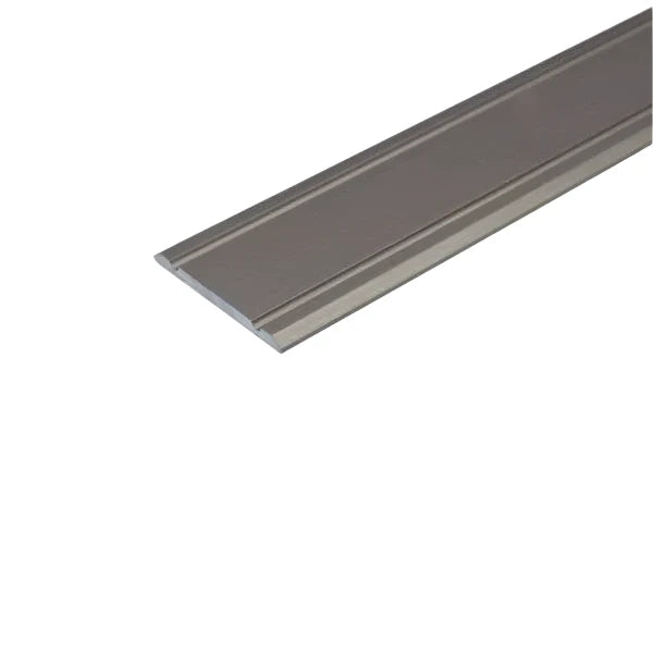 A02 30mm Anodised Aluminium Flat Self Adhesive Door Threshold Strip Inox