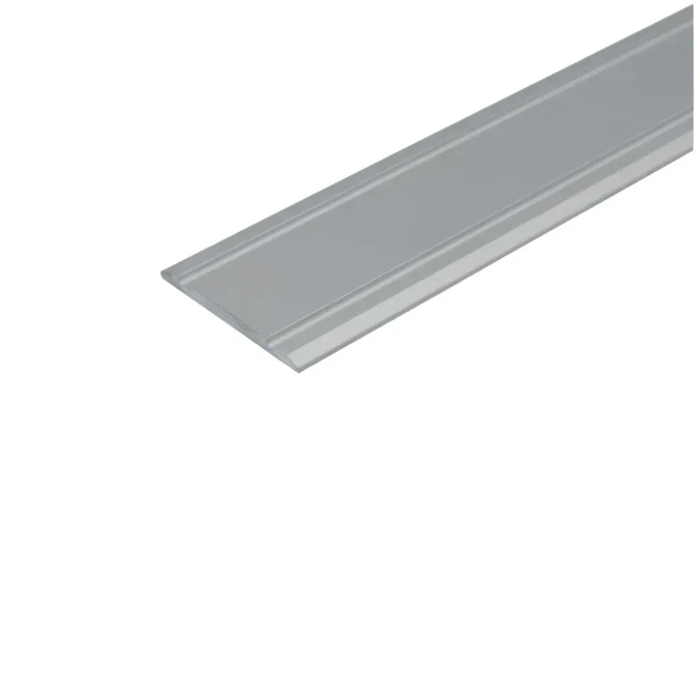 A02 30mm Anodised Aluminium Flat Self Adhesive Door Threshold Strip Silver