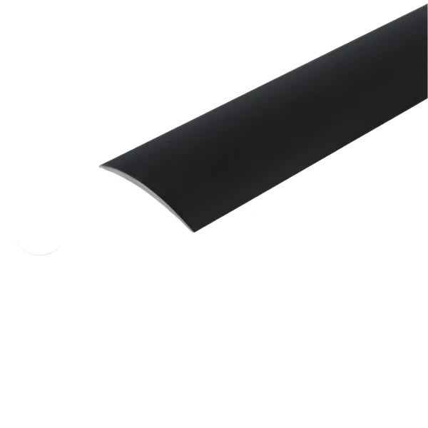 A13 40mm Anodised Aluminium Self Adhesive Door Threshold Strip Black
