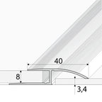 A62 40mm Anodised Aluminium Door Threshold Ramp Profile