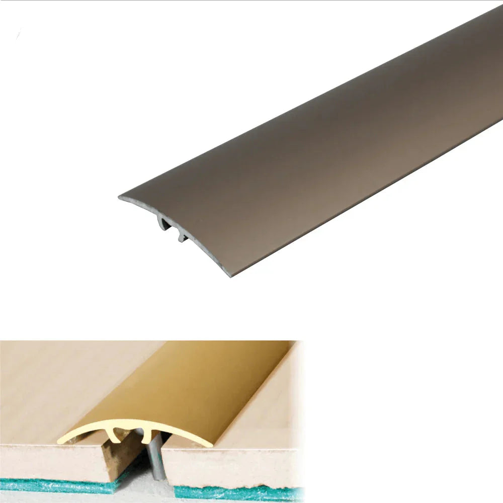 A64 40mm Anodised Aluminium Door Threshold Strip Champagne