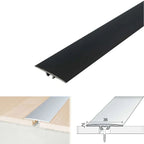 A68 36mm Anodised Aluminium Flat Door Threshold Strip Black