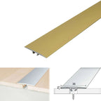 A68 36mm Anodised Aluminium Flat Door Threshold Strip Gold