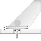 A68 36mm Anodised Aluminium Flat Door Threshold Strip