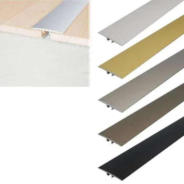 A68 36mm Anodised Aluminium Flat Door Threshold Strip