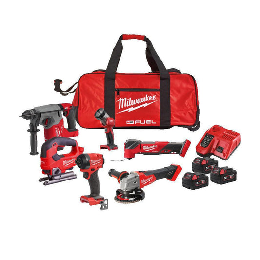 Milwaukee M18 FPP6L3-503B M18 FUEL™ Powerpack 6 Piece Kit 3 x 5.0Ah