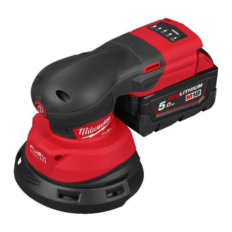Milwaukee M18FROS125-502X FUEL™ 125mm Random Orbital Sander 2 x 5.0Ah