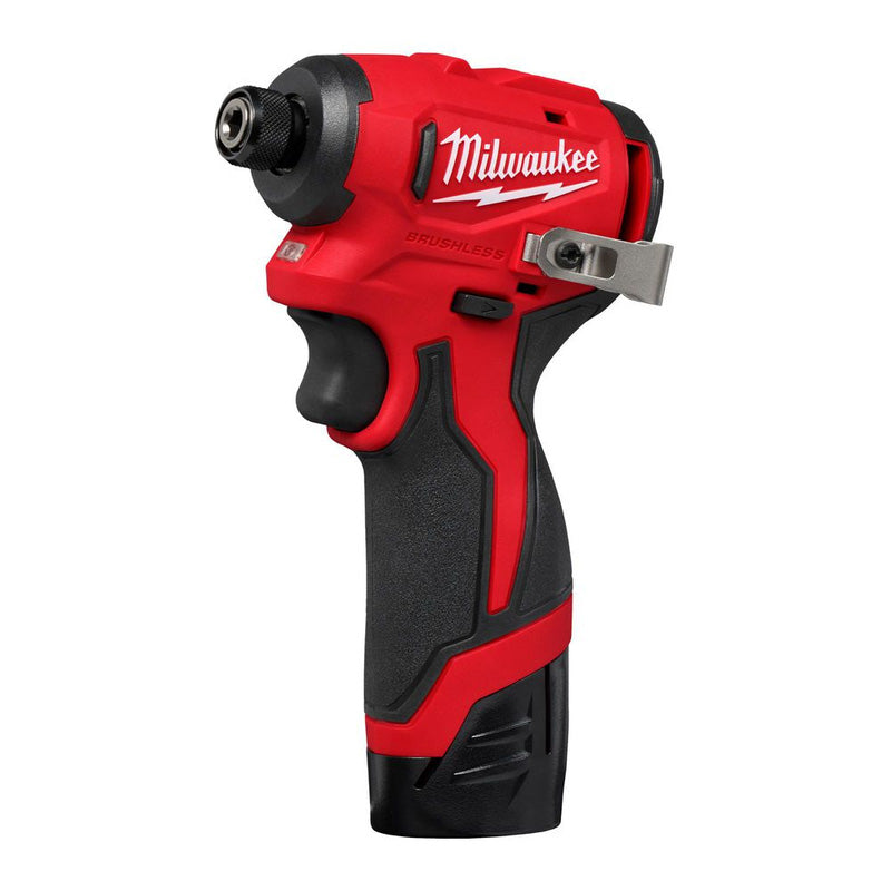 Milwaukee M12BLIDRC-202C M12 Compact Brushless Impact Driver Kit 2 x 2.0Ah