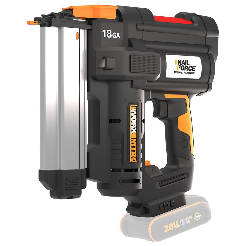 Worx Nitro 20V 18 Gauge Finish Nailer Body Only