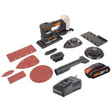 Worx 20V Multi Sander 1 x 2.0Ah
