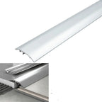 30mm Aluminium 4-in-1 Door Threshold & Floor Trim S30K Silver