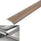 37mm Aluminium 4-in-1 Wood-Effect Door Threshold S16K 275 Antique Walnut