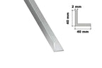 Aluminium Natural Extruded Angle Corner