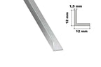 Aluminium Natural Extruded Angle Corner