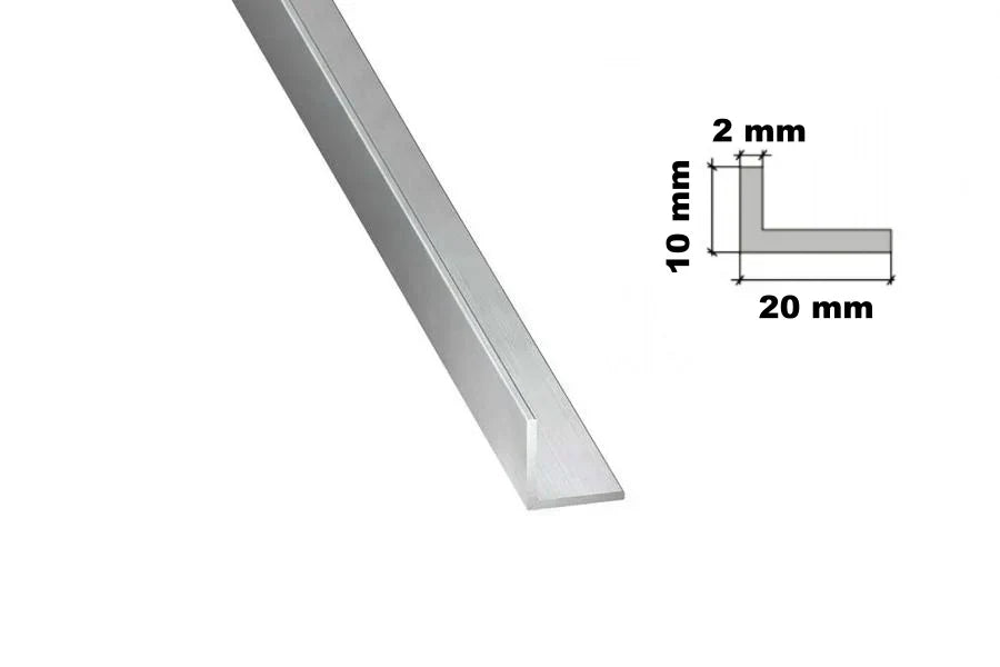 Aluminium Natural Extruded Angle Corner