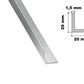 Aluminium Natural Extruded Angle Corner