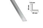 Aluminium Natural Extruded Angle Corner