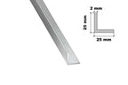 Aluminium Natural Extruded Angle Corner