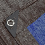 185gsm Brown Blue Heavy Duty Tarpaulin – Waterproof Tarp for Outdoor Use