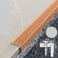 D-K0200 PVC Wood Effect Stair Nosing Edge Trim – 30 x 30mm UPVC Step Edge Protector Beech 1E