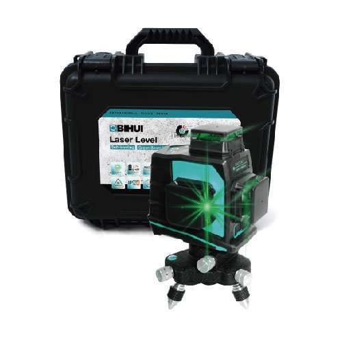 Bihui 12-Line 360° Green Laser – Accurate Room Alignment Tool