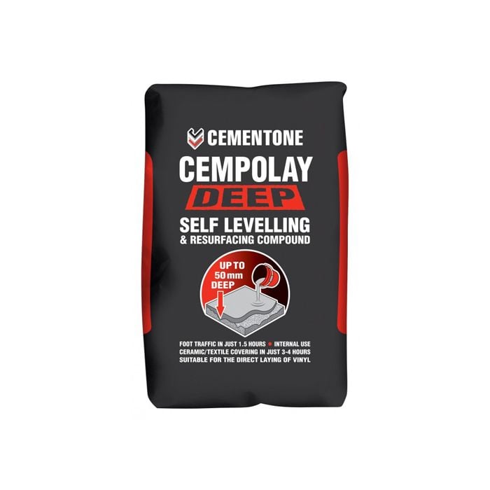 Bostik Floor Levelling Compounds 50mm Deep - 20kg - Grey
