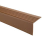 PVC Flexible Stair Nosing 730-RGP ( 1200mm x 50mm x 42mm ) Brown 1200mm x 50 x 42mm