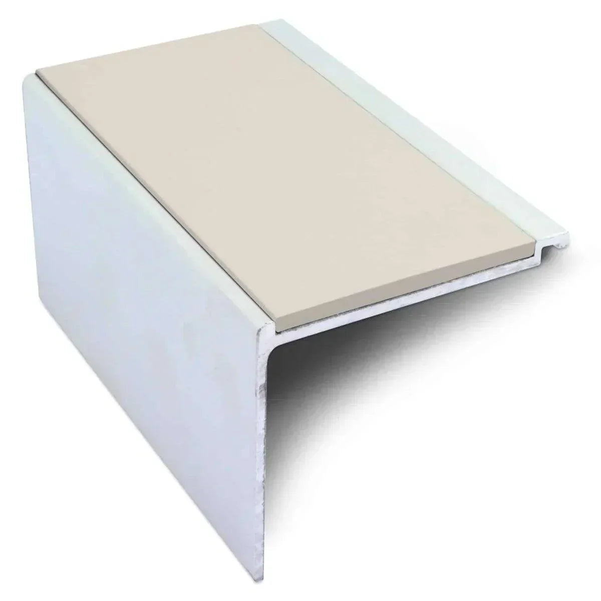 NHD17 Aluminium Non-Slip Stair Nosing – 60 x 55mm Safety Edge Canvas