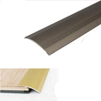 A49 61mm Anodised Aluminium Self Adhesive Door Threshold Ramp Profile Champagne