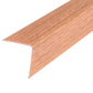 PVC Plastic Edge Protector Moulding Wood Effect Corner Angle Trim 90°