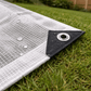 Clear 100GSM Monotex Tarpaulin Waterproof UV-Stabilised Sheet